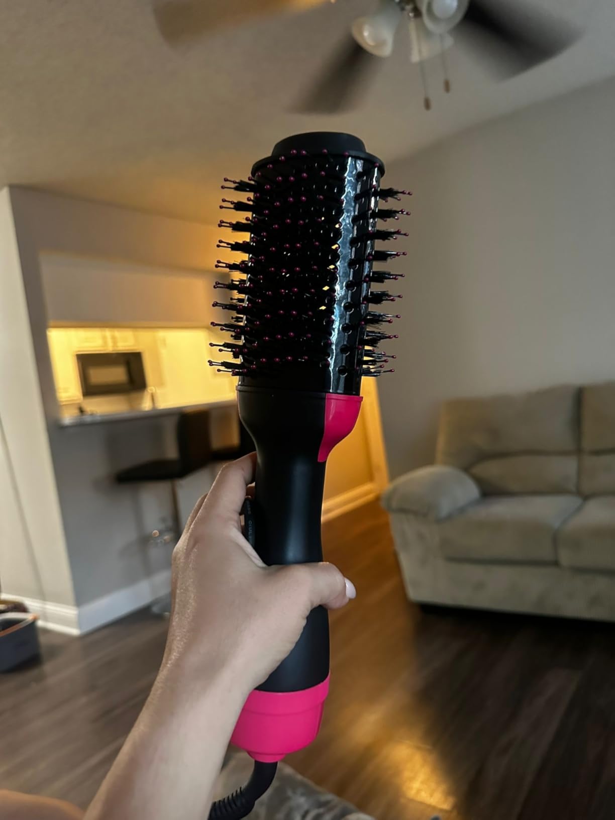 Resultado con el cepillo