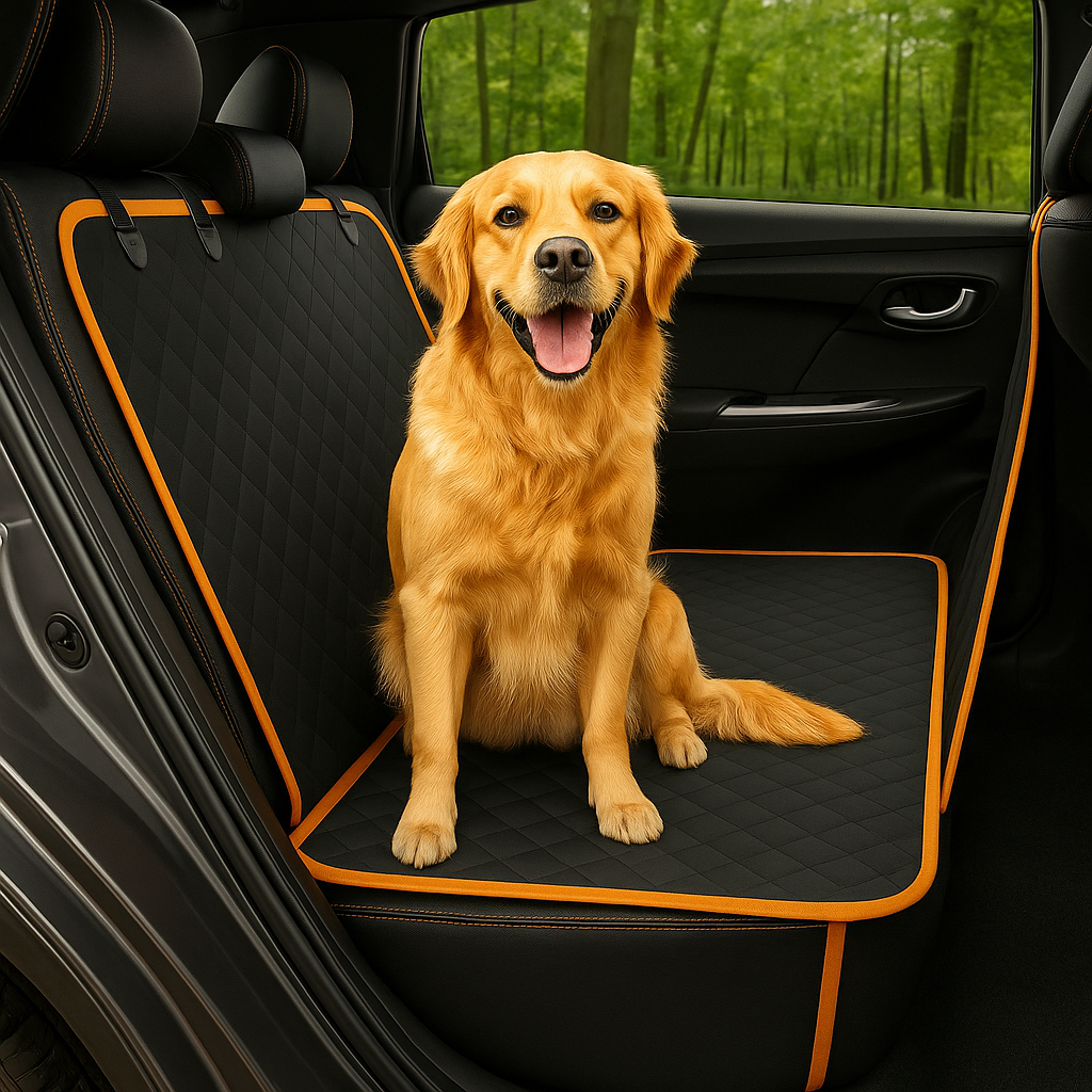 Funda Impermeable para Asiento de Auto / Mascotas Perros / Cubreasiento Universal